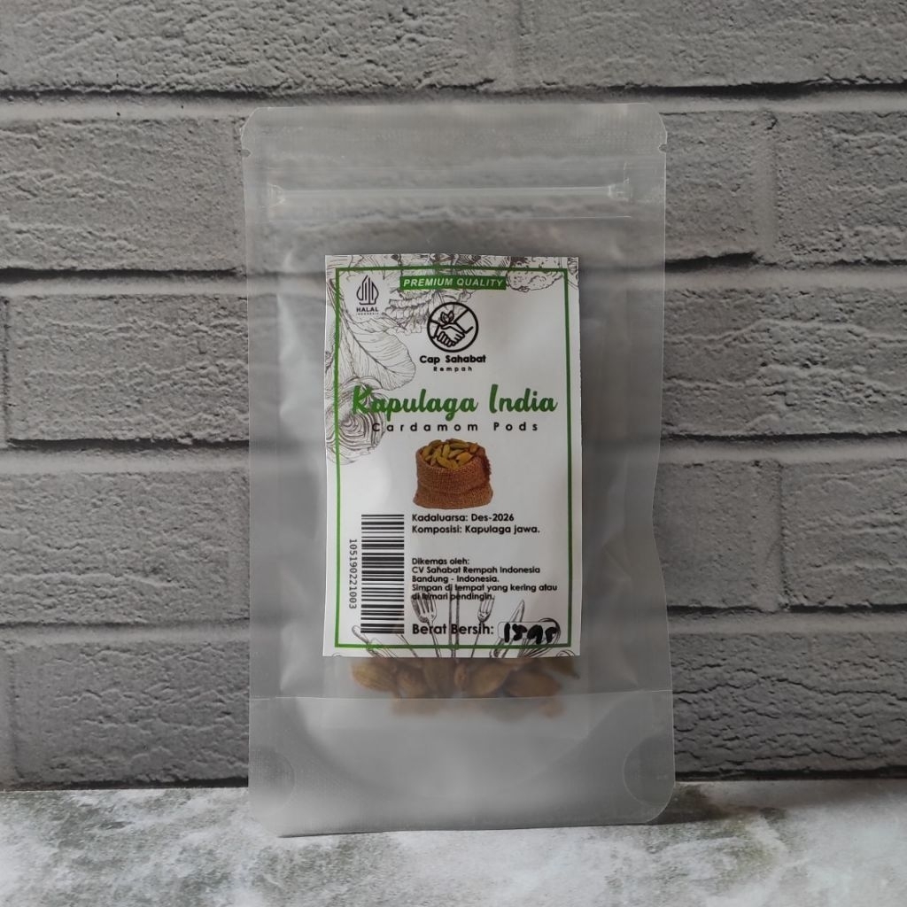 

Rempah Kapulaga India 15gr / Cardamom Pods - Rempah JSR / Nora Healthy food