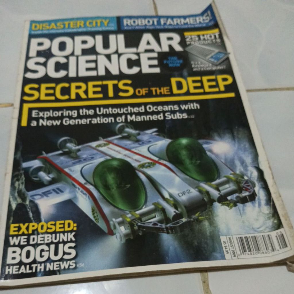 Majalah POPULAR Science SECRET OF THE DEEP