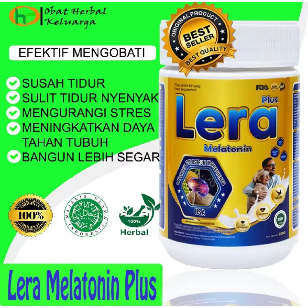 

Lera Plus Susu Milk Asli Original Mengatasi Insomnia (Susah Tidur)