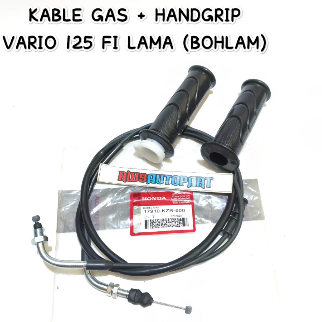 KABEL GAS + HANDGRIP KZR VARIO 125 LAMA/OLD