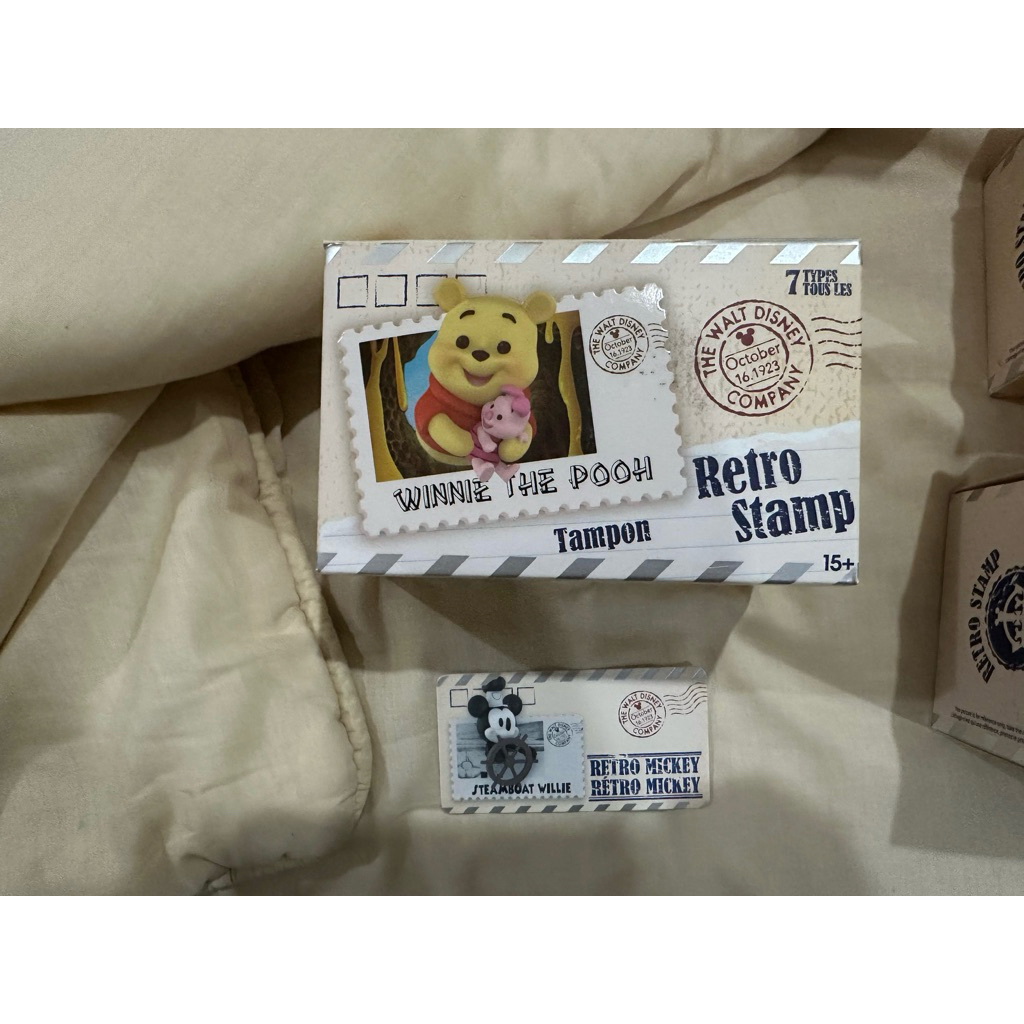 

miniso retro stamp blind box Winnie the pooh
