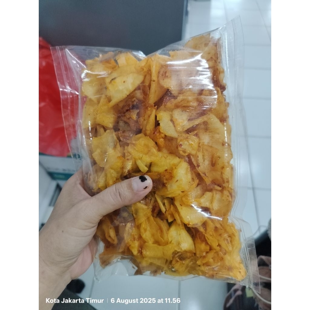 

Keripik Singkong Rasa Manis Pedas 250 gram