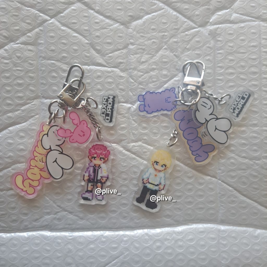 Keyring Plave Official - Noah & Bamby