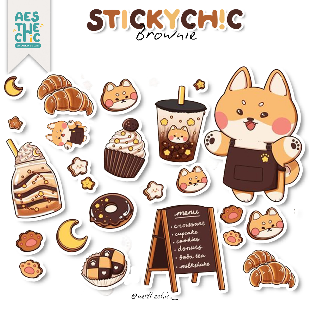 

Bear Stiker pack Cute Sticker Laminasi Aesthechic
