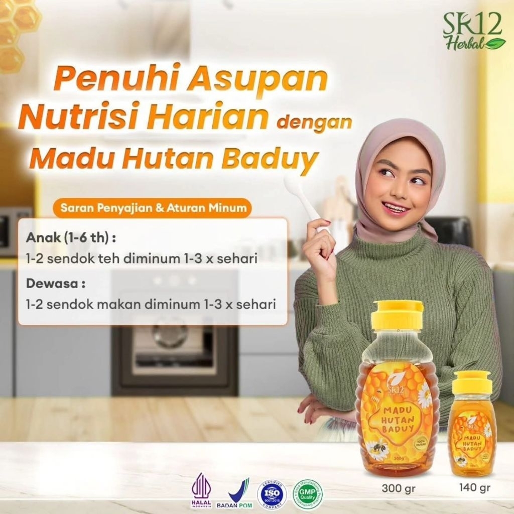 

Madu Baduy SR 12 Original 1 Botol Harga Rp 65.000 Netto : 140gram sekolah 1 harga ART.