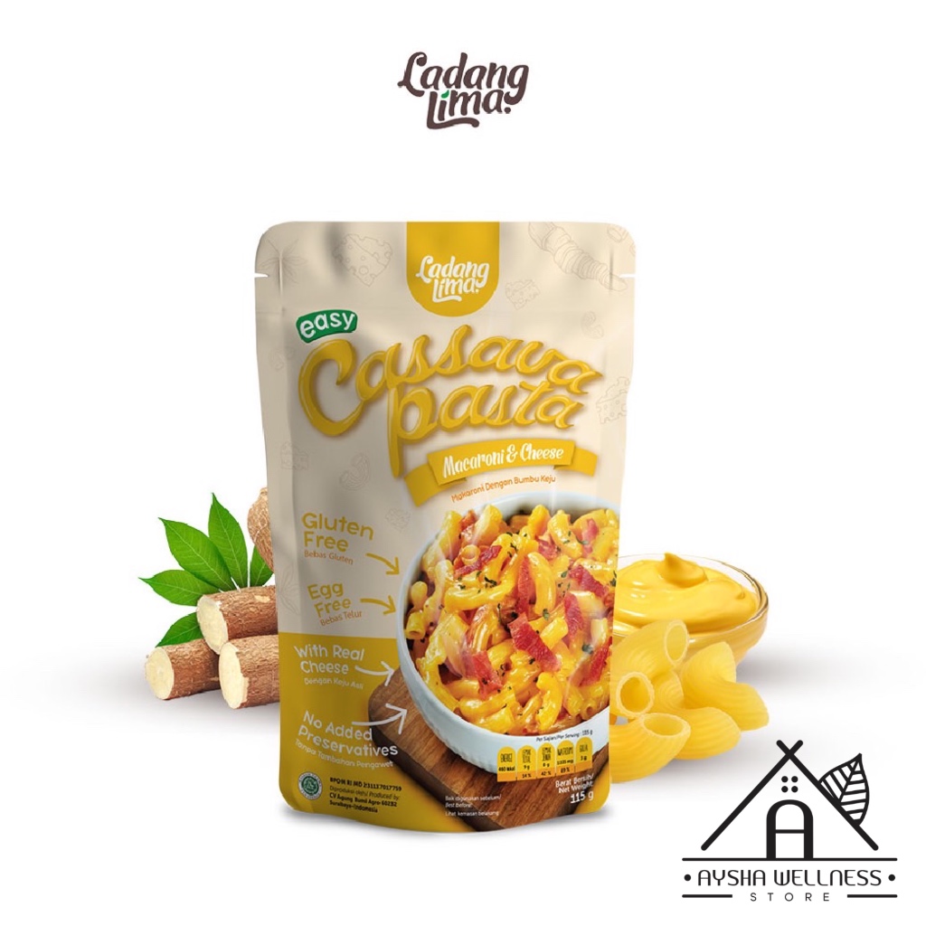 

￼Pasta Mac and Cheese 115g - Pasta Gluten Free Ladang Lima