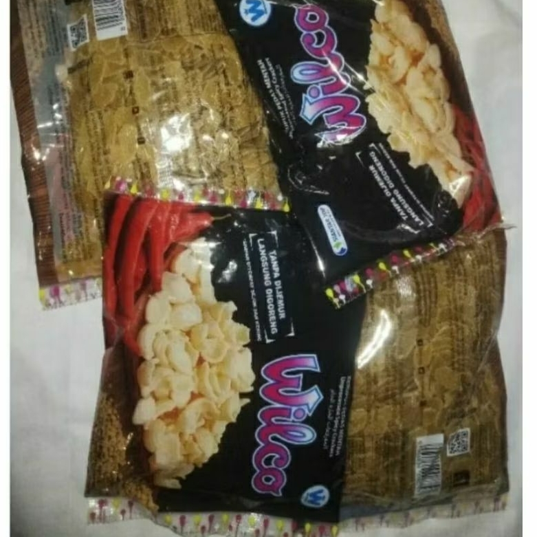 

siantar top wilco kerupuk bukur kerang pedas 350 gram gurih renyah pedas