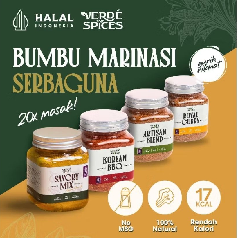 

Bumbu Marinasi Rendah Kalori Serba Guna Rempah Bubuk Masak Diet Mix