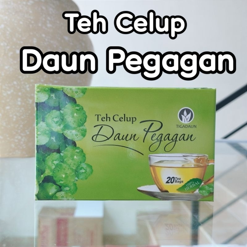 Teh Daun Pegagan Original Isi 20 Kantong - Teh Pegagan Original - Teh Celup Herbal Daun Pegagan