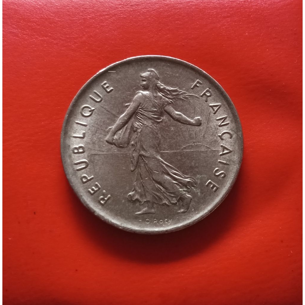 Koin asing Prancis 5 Franc 1970