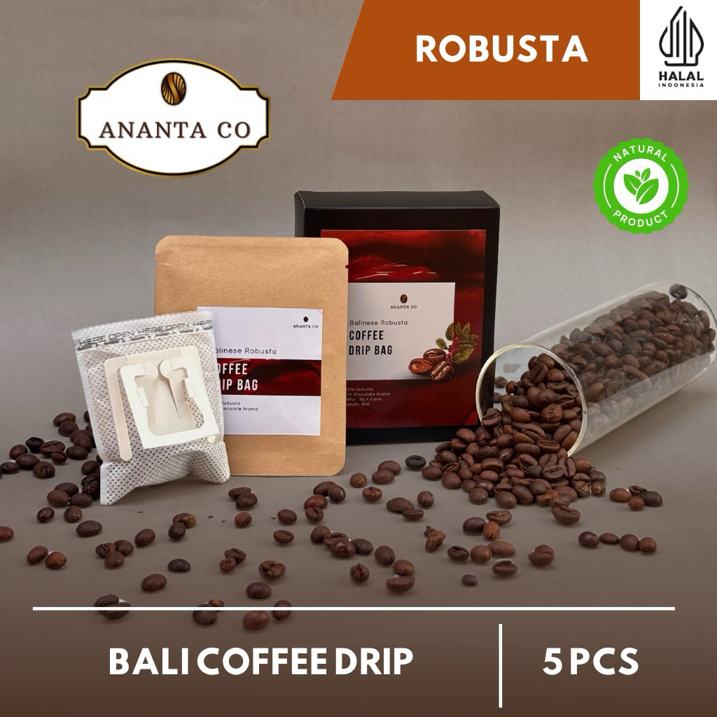 

Instant Coffee | Balinese Robusta Coffee Drip Bag Chocolate Flavor | ANANTA CO