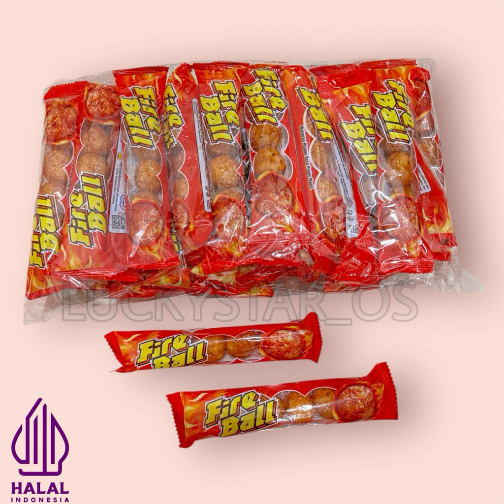 

CJ FIRE BALL ISI 30 PCS SNACK PEDAS VEGETARIAN VIRAL