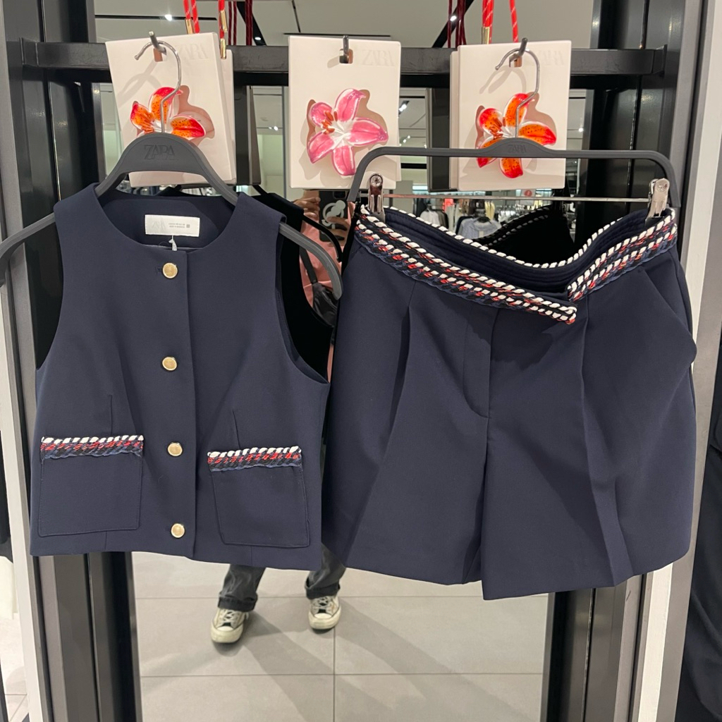 Vest Rompi Set ZARA Women Jastip (jasa titip)