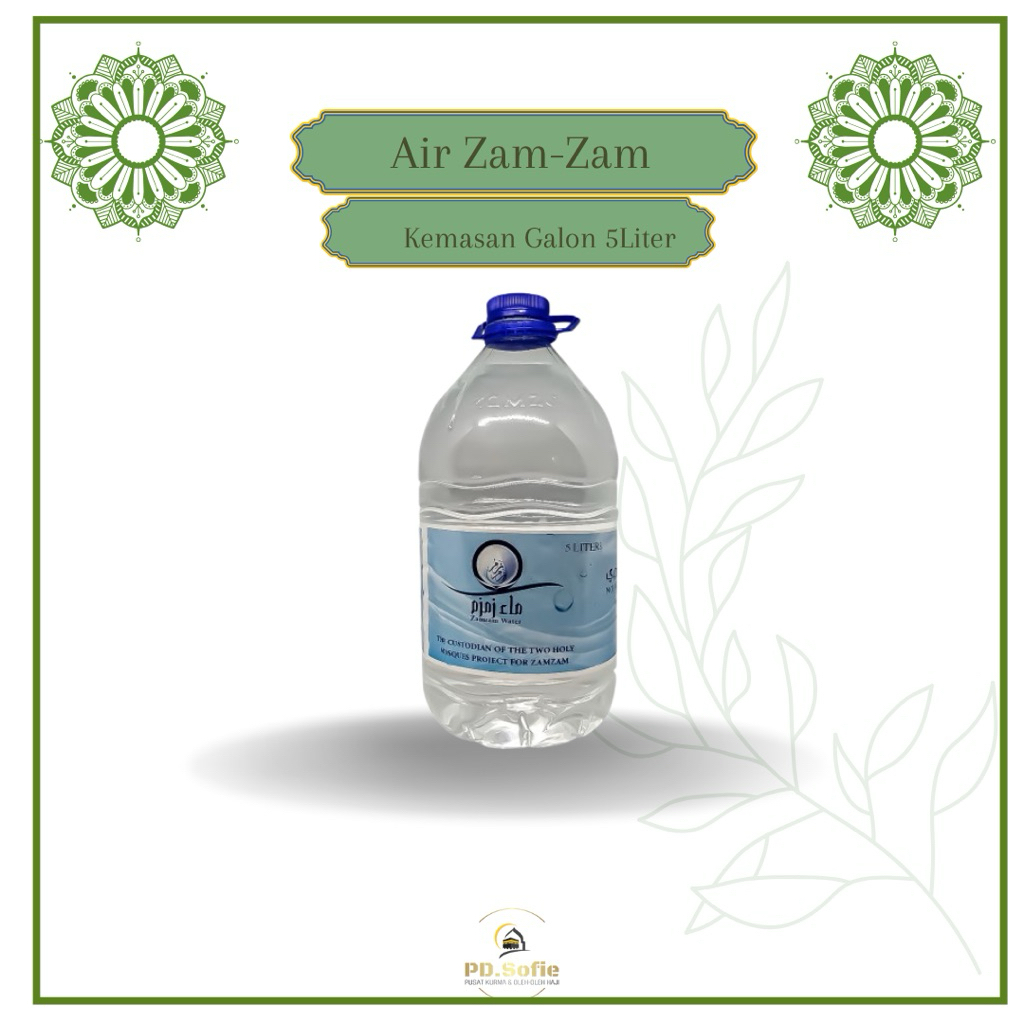 

Air zam zam Galon 5 liter