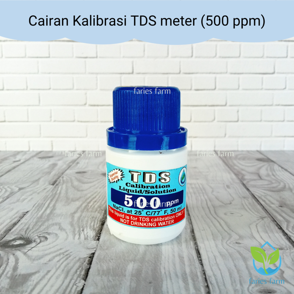 Cairan Kalibrasi TDS Meter 500 ppm Larutan Kalibrasi