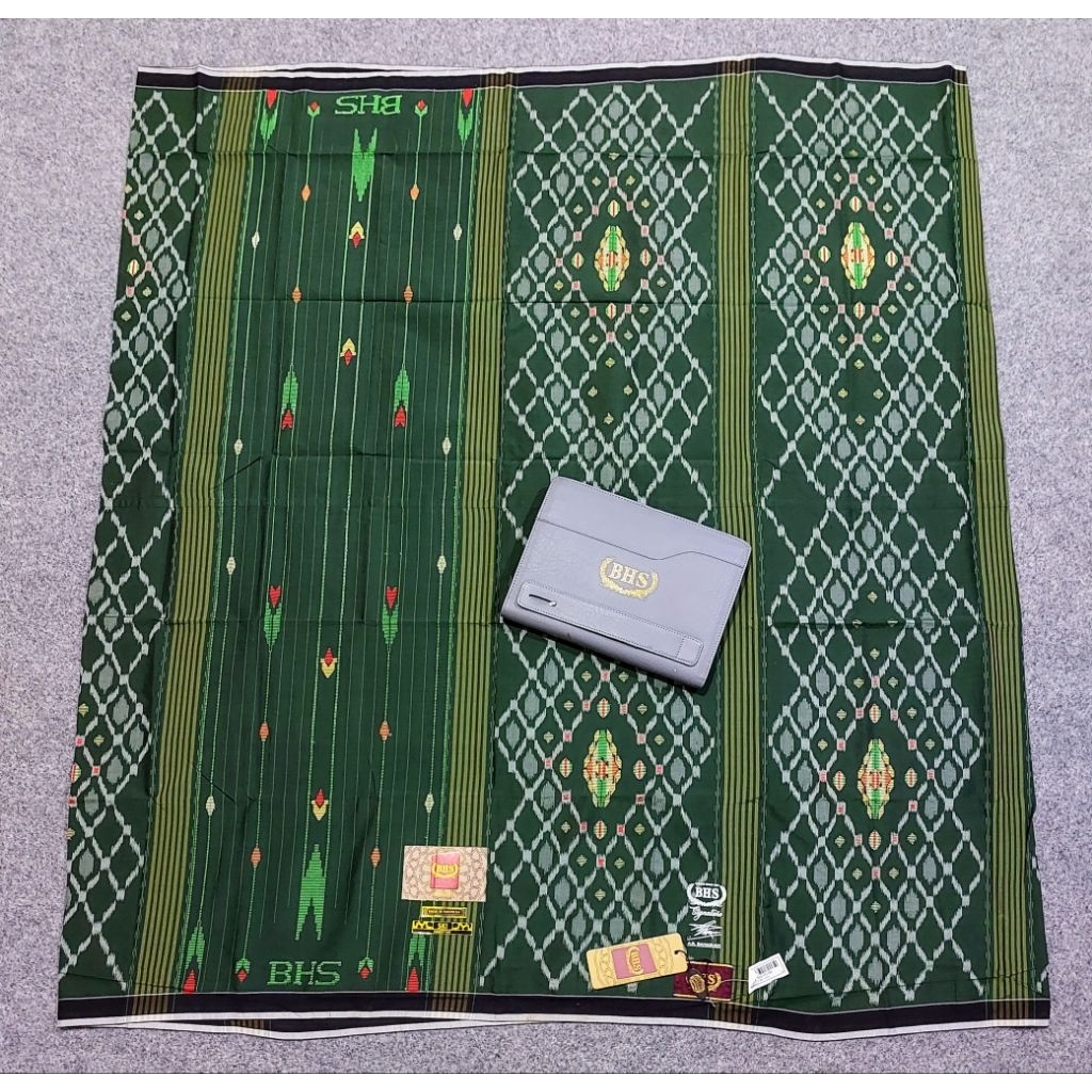 Sarung BHS Signature SKI Gold Lawas Sutra Spunsilk Mercerized Jahit Tengah ATBM Limited (Bisa COD)