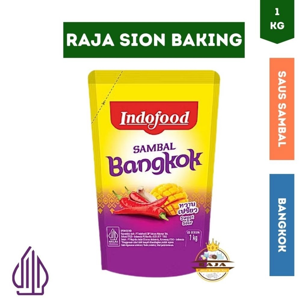 

INDOFOOD Sauce Sambal Bangkok 1 KG / Indofood Saus Bangkok