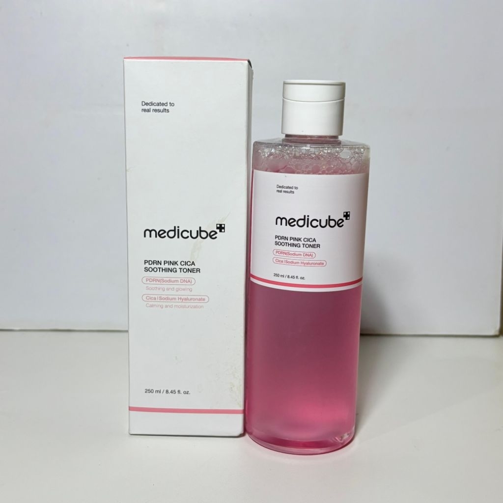 medicube PDRN pink cica soothing toner 250ml preloved