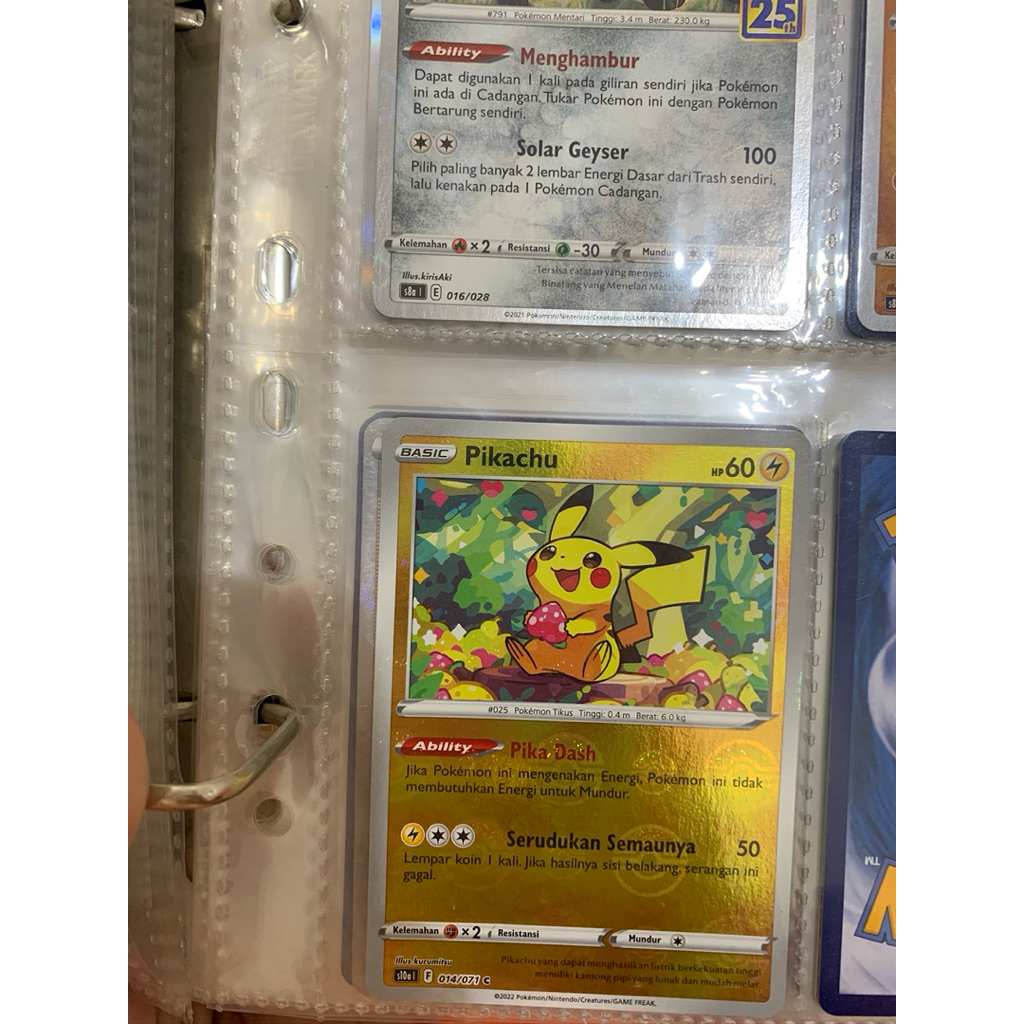 PIKACHU REVERSE HOLO S10a I