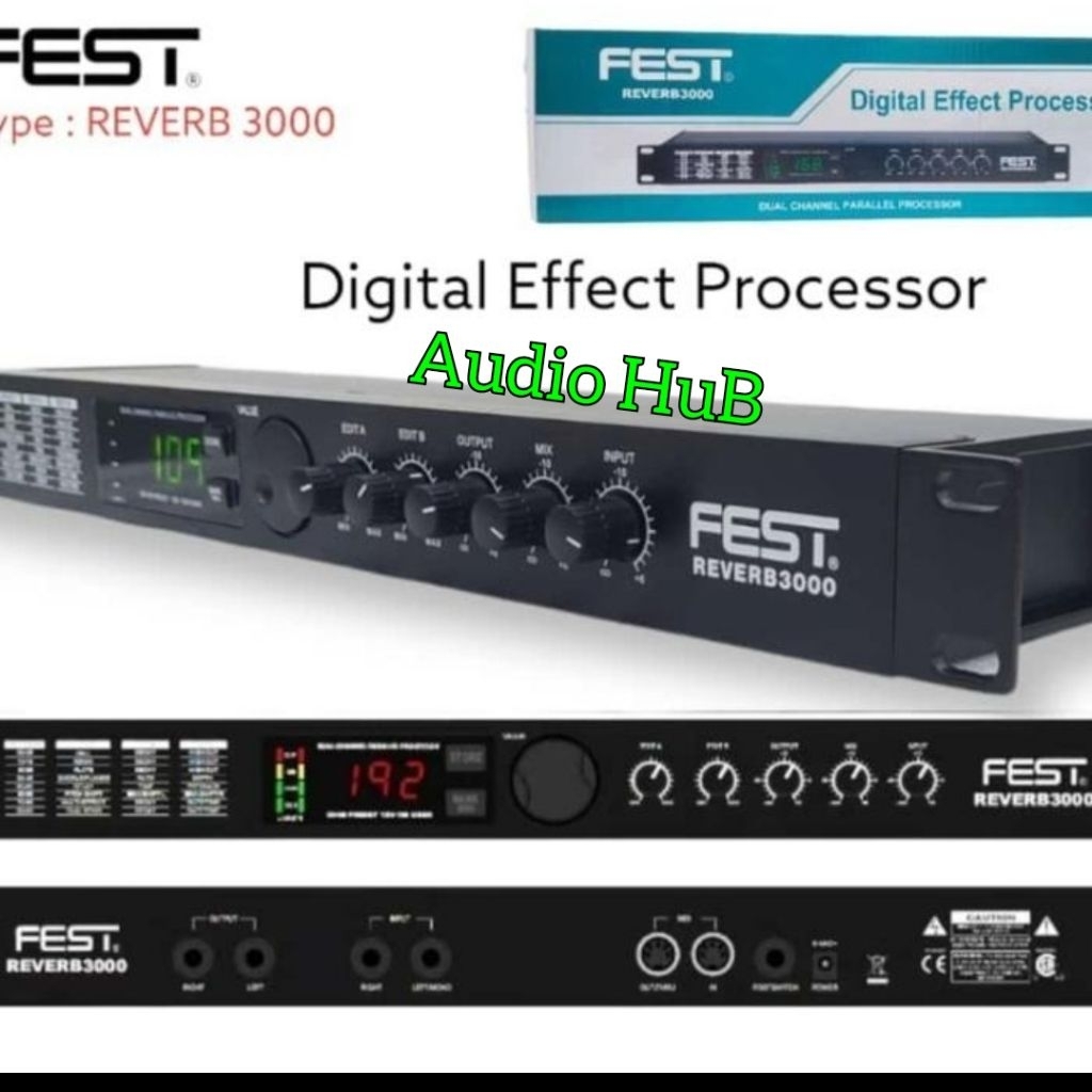 Efec Vokal Fest Reverb 3000 Original Efek Vokal Reverb 3000