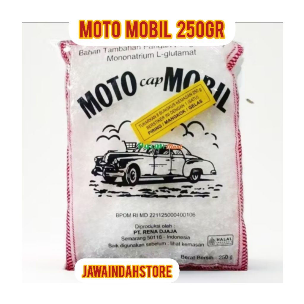 

MOTO CAP MOBIL 250GR MURAH!!!