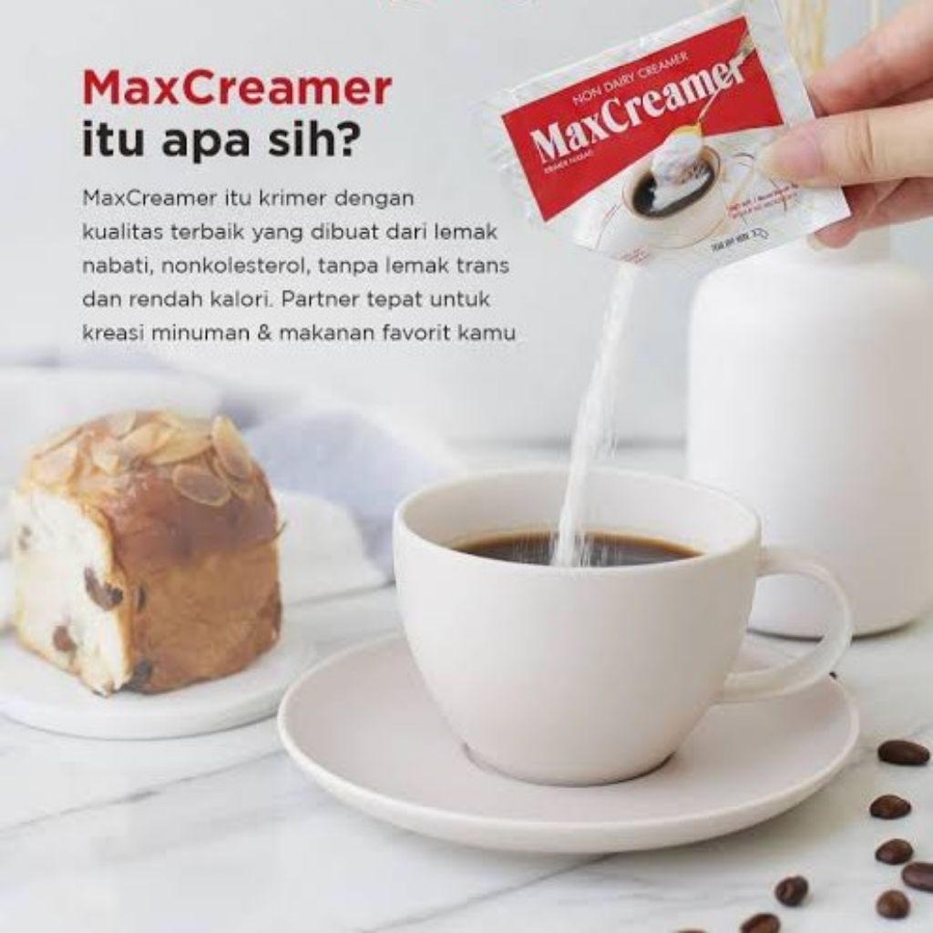 

Krimer Maxcreamer Indocafe Creamer Nabati Praktis Non Dairy Untuk Kopi Teh Kue Anak Skena Ayo Ngopi Kafe Kedai Kosan