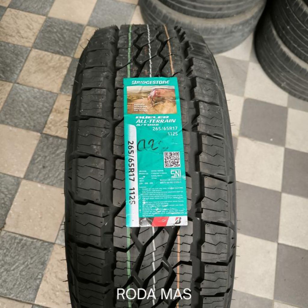 Ban Bridgestone Dueler AT002 265/65 R17 (Ban Fortuner, Pajero)
