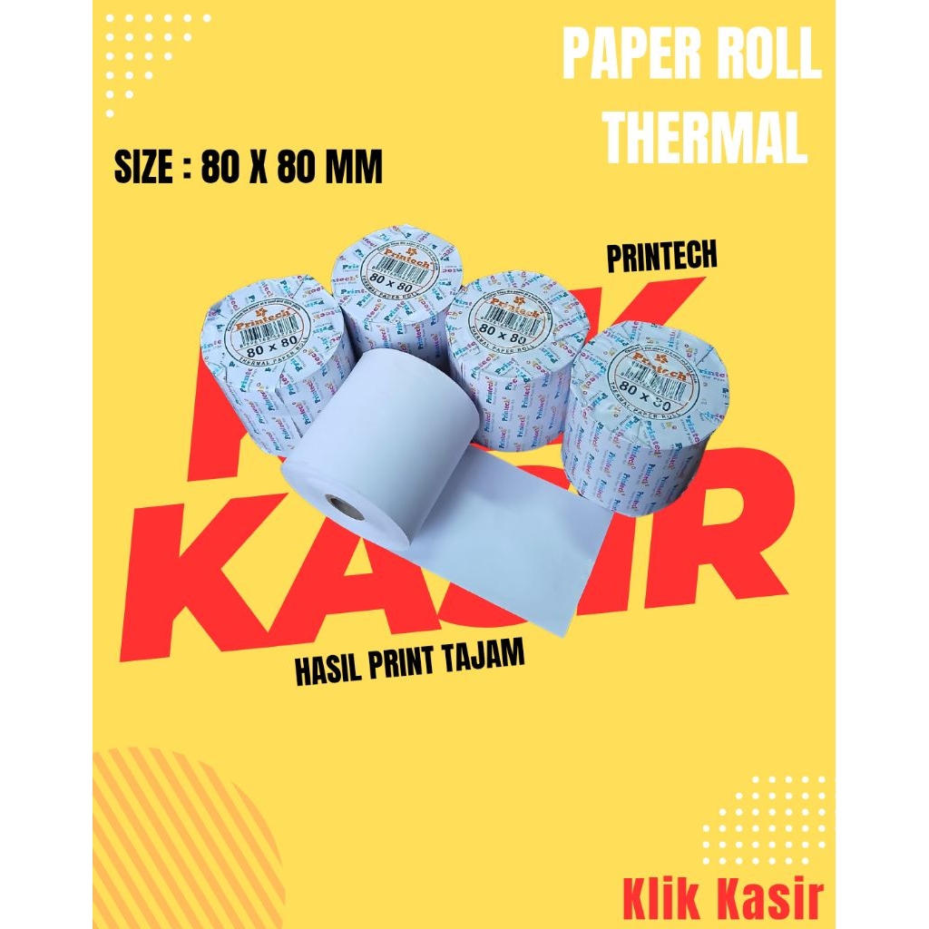 

Kertas Thermal uk. 80 x 80 / Paper Thermal Roll / Struk kasir