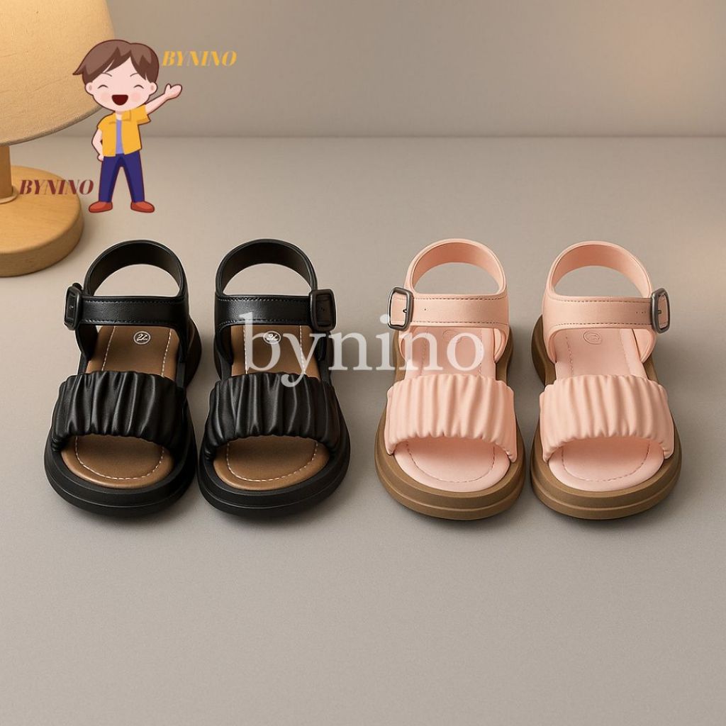 BYNINO HELEN Sandal Anak Perempuan Sandal Pesta Model Lucu 3-8 Tahun / Sandal Pesta Anak Perempuan