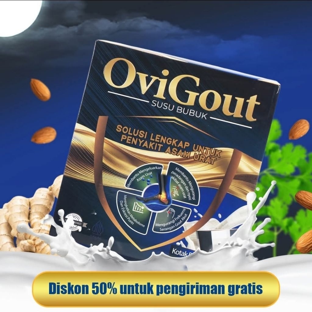 

Ovigout Susu Milk Vitamin Sehat Untuk Mengatasi Asam Urat Nyeri Sendi