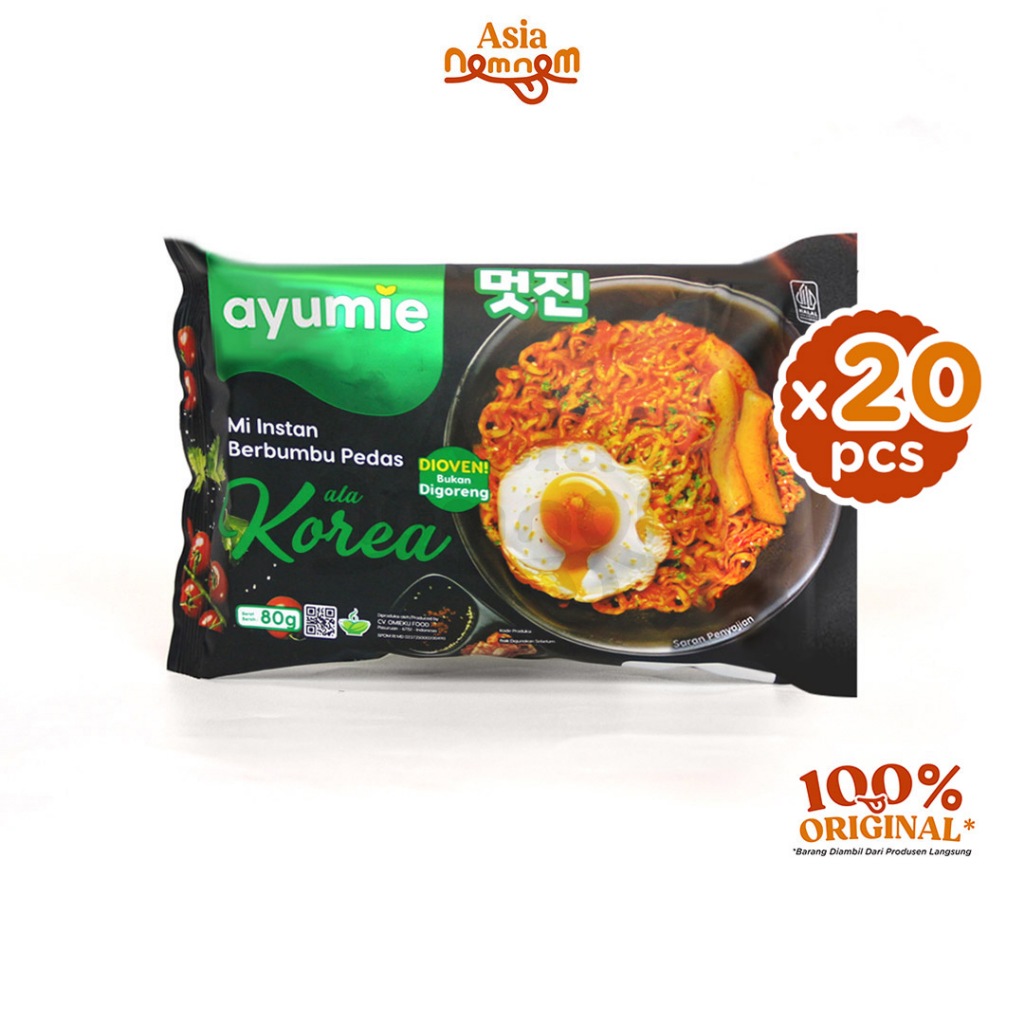 

Ayumie Mi Instan Bumbu Pedas Ala Korea (20 Pcs)