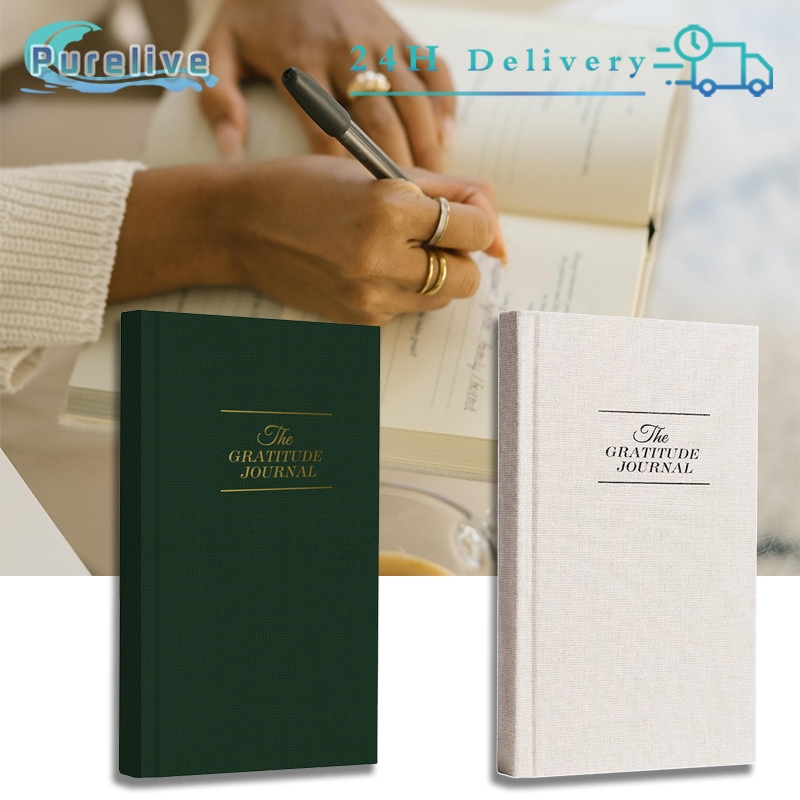 

136*210mm Gratitude Journal Buku Jurnal Aesthetic Journaling Book Latihan Bersyukur 5 Menit
