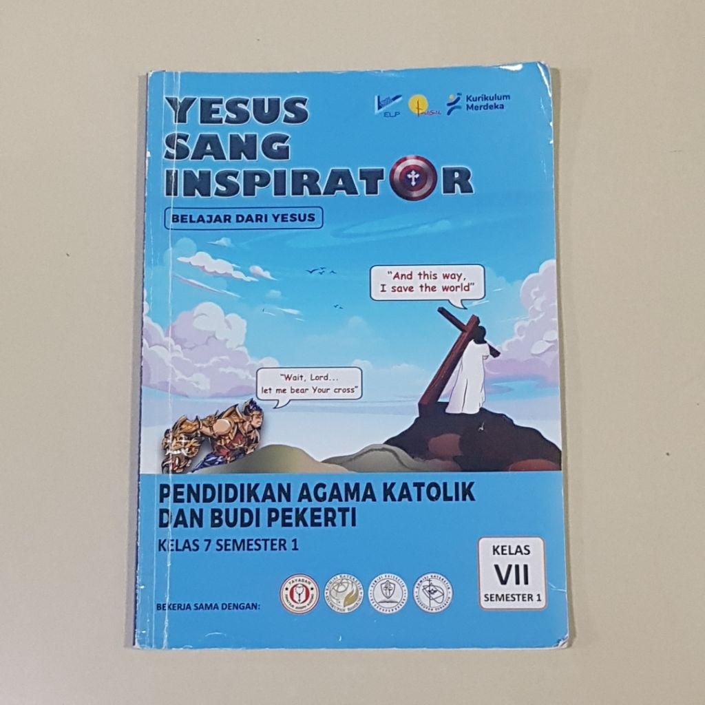 Buku Yesus Sang Inspirator Pendidikan Agama Katolik dan Budi Pekerti Kelas 7 VII SMP Semester 1 Kuri