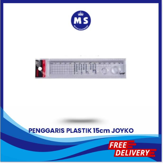

PENGGARIS PLASTIK 15CM JOYKO RL-P15