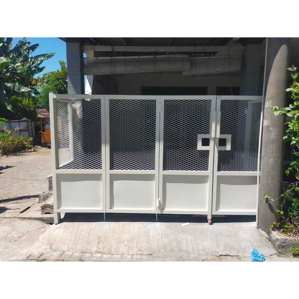 Pagar Expanded Tralis Minimalis Modern / Pagar Lipat Sidoarjo
