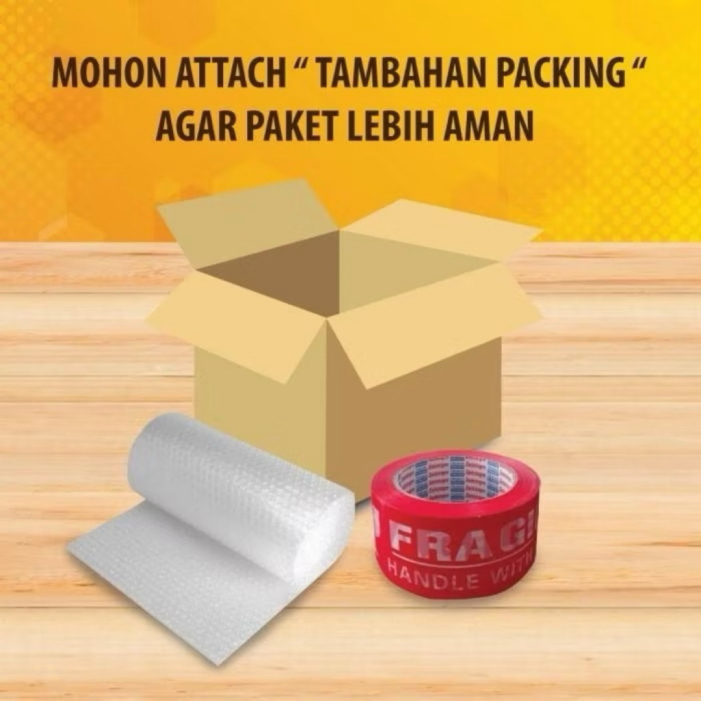 

Tambahan Packing Dus Bubble Warp Extra biar aman