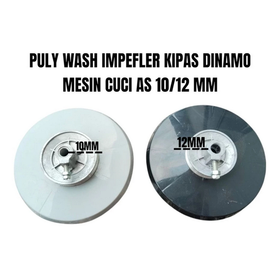 Pully Pulley Wash As 10-12 Mm Motor Dinamo Pencuci Mesin Cuci Puli Mesin Cuci