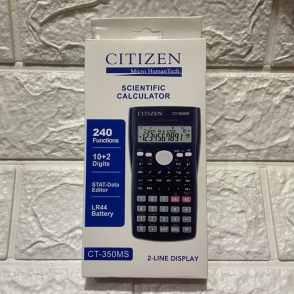 

TERMURAH‼️KALKULATOR ANAK SEKOLAH SCIENTIFIC CITIZEN CT 350MS ORIGINAL