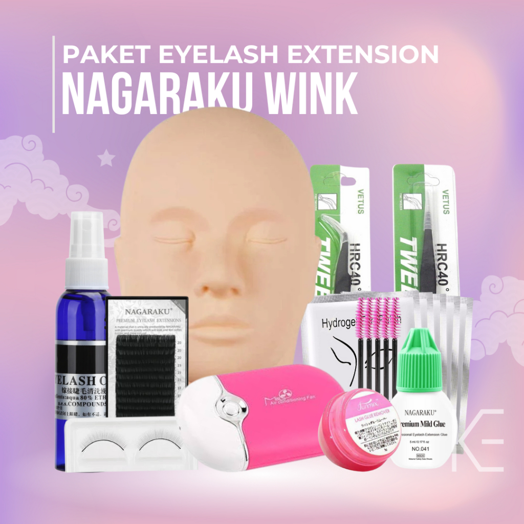 PAKET EYELASH EXTENSION DIAMOND / paket eyelash diamond lengkap