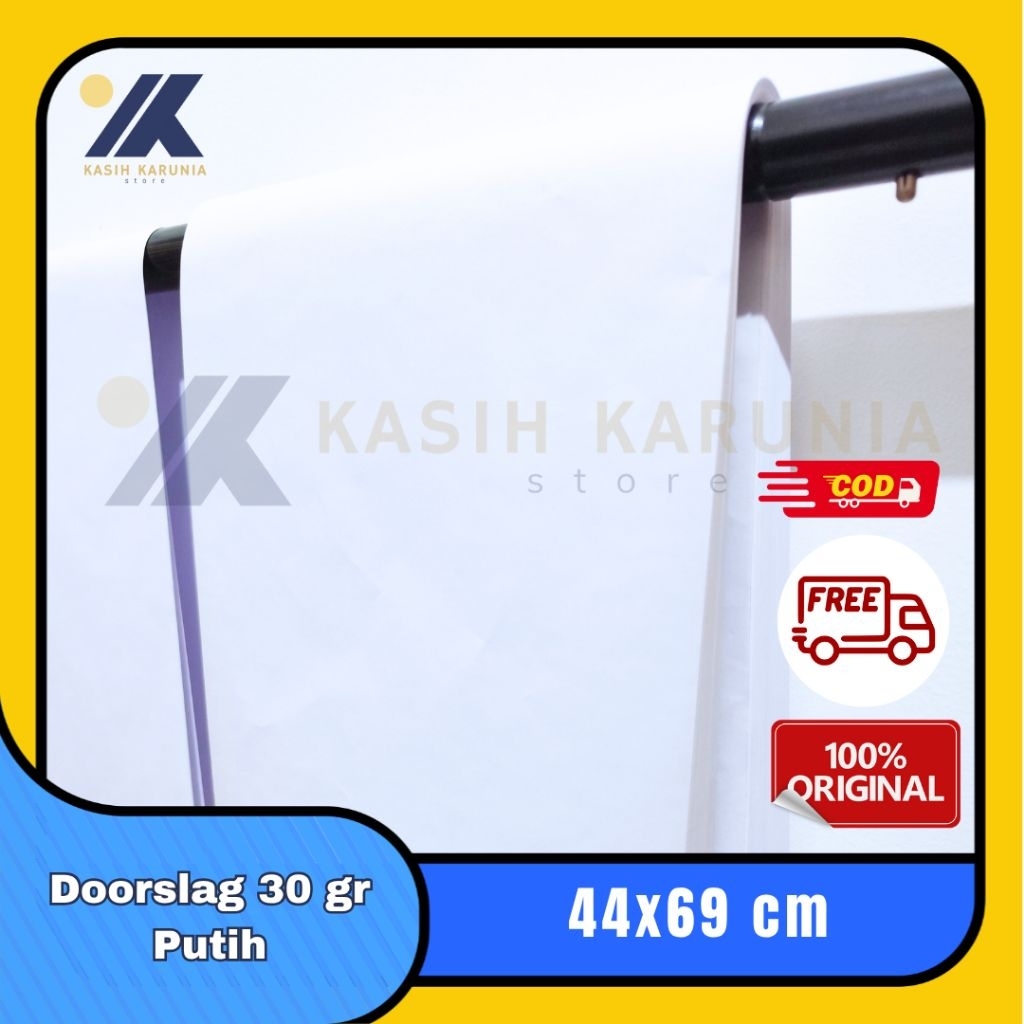 

[50 lbr] Wrapping Paper / Kertas Bungkus Putih / Doorslag / Dorslag / Duslah 44x69 cm