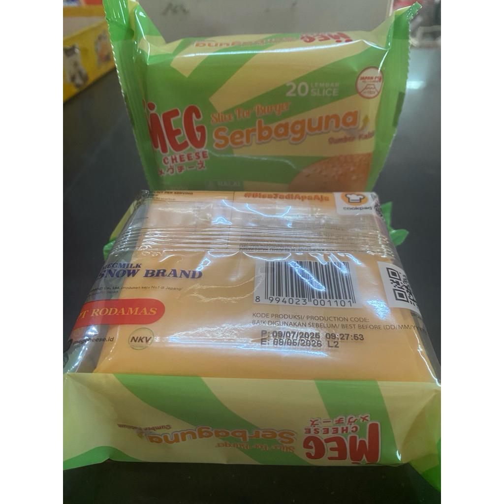 

Meg Keju Slice Serbaguna Burger Isi 20
