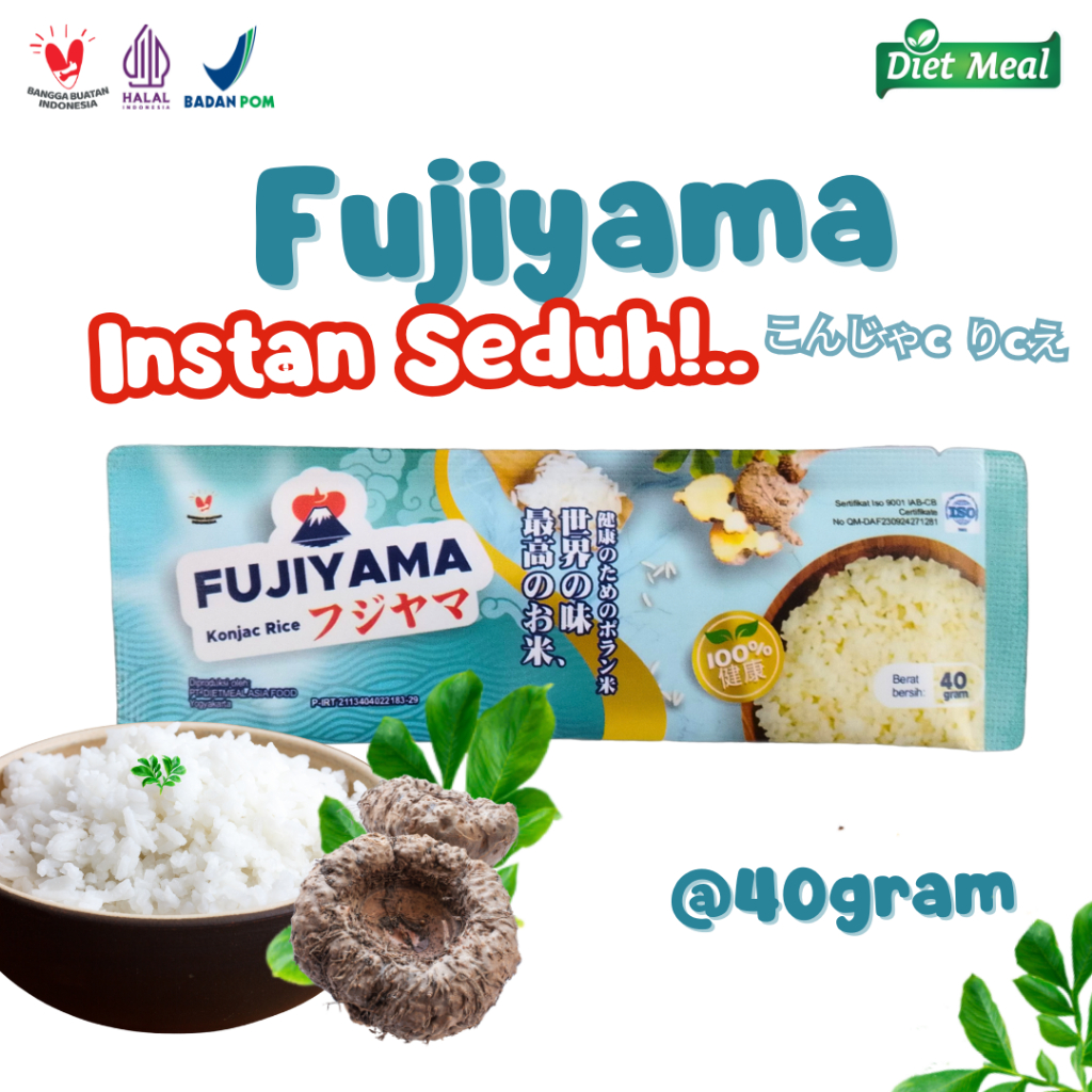 

Fujiyama Beras Porang Seduh Sachet 40Gram