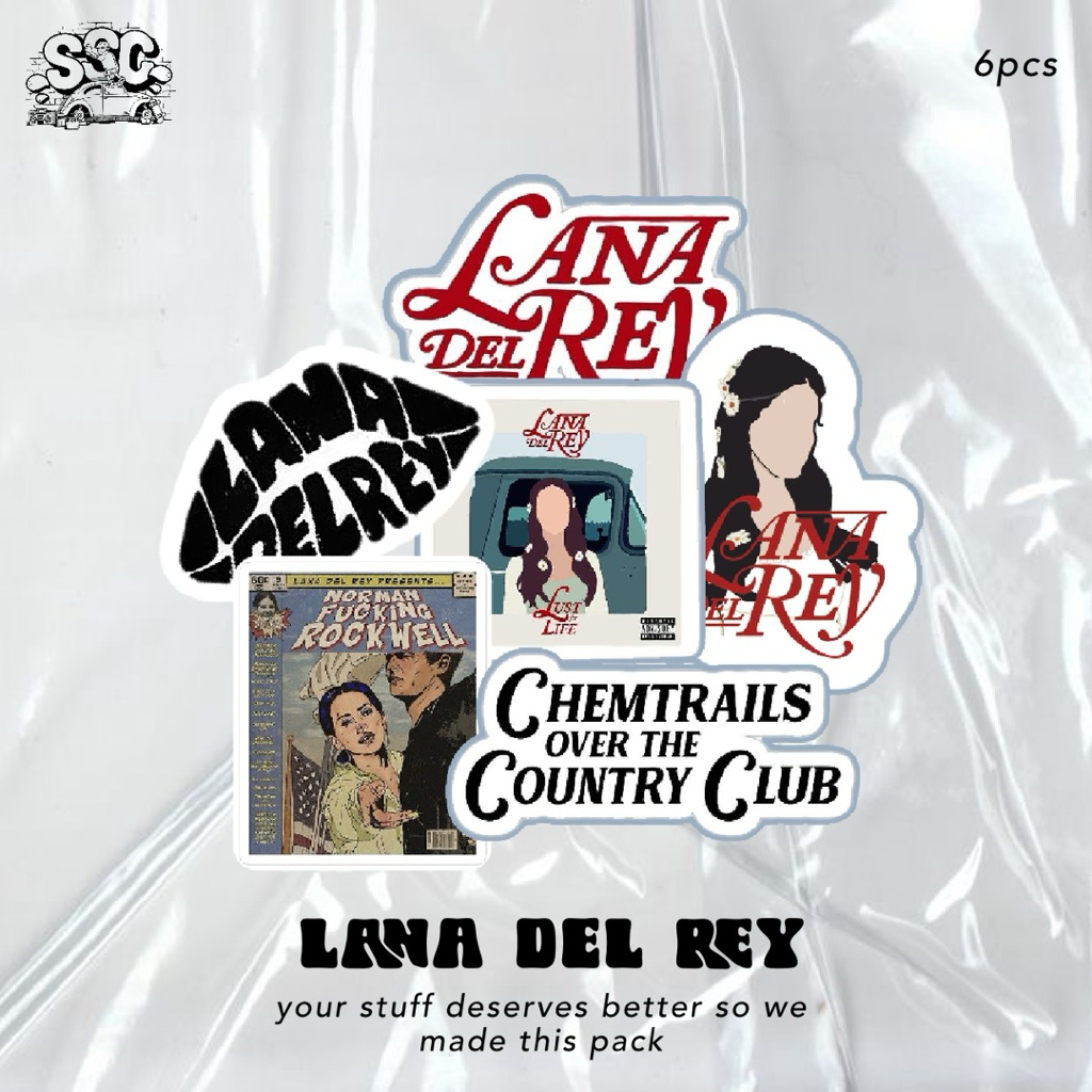 

l*na del rey inspired – stiker pack isi 6 aesthetic stickers song vibe