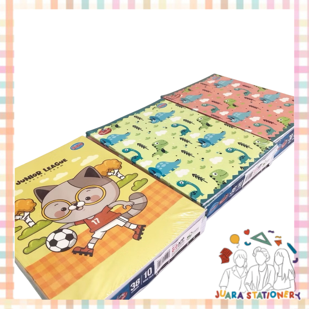 

(1219) Buku Tulis Sidu 38 Lembar [SATUAN] 16x21cm Buku Catatan Sekolah Buku Tulis Kwarto