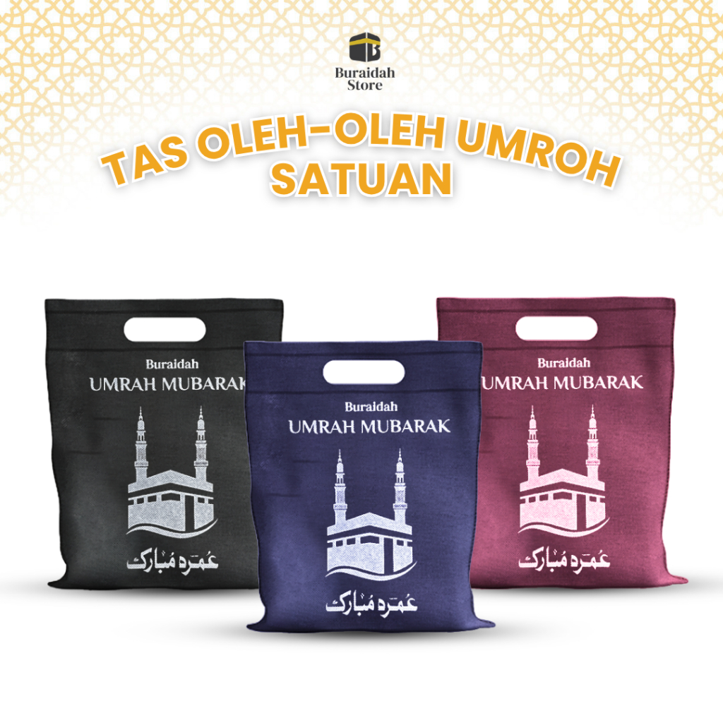

Tas Oleh Oleh Haji Umroh Premium Kabah Nabawi Kemasan Hampers Souvenir Umroh Unik Gift