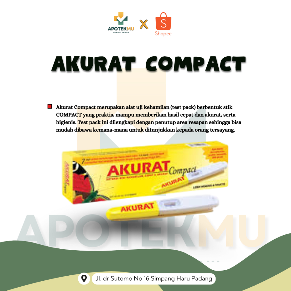 Akurat Compact Tespek Kehamilan Digital / Tespek Kehamilan Akurat Digital