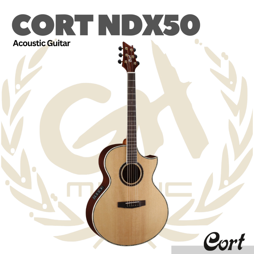 Cort NDX50 Acoustic Guitar - Gitar Akustik