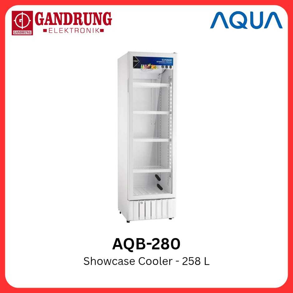 AQUA Showcase Cooler 258 Liter - AQB-280