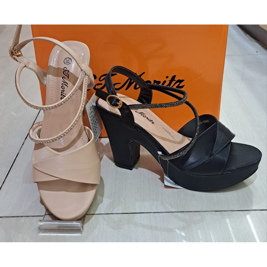 Sandal Wanita Heels St Moritz