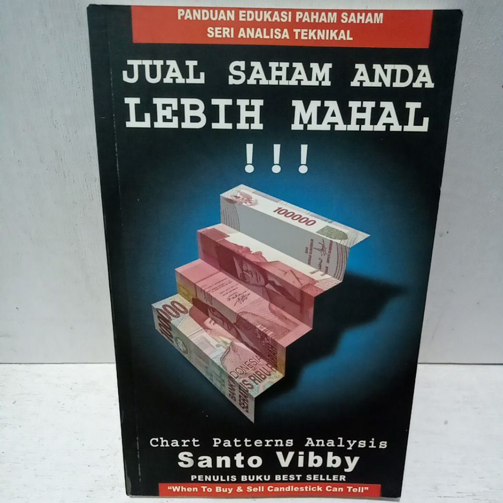 Buku Original JUAL SAHAM ANDA LEBIH MAHAL - SANTO VIBBY